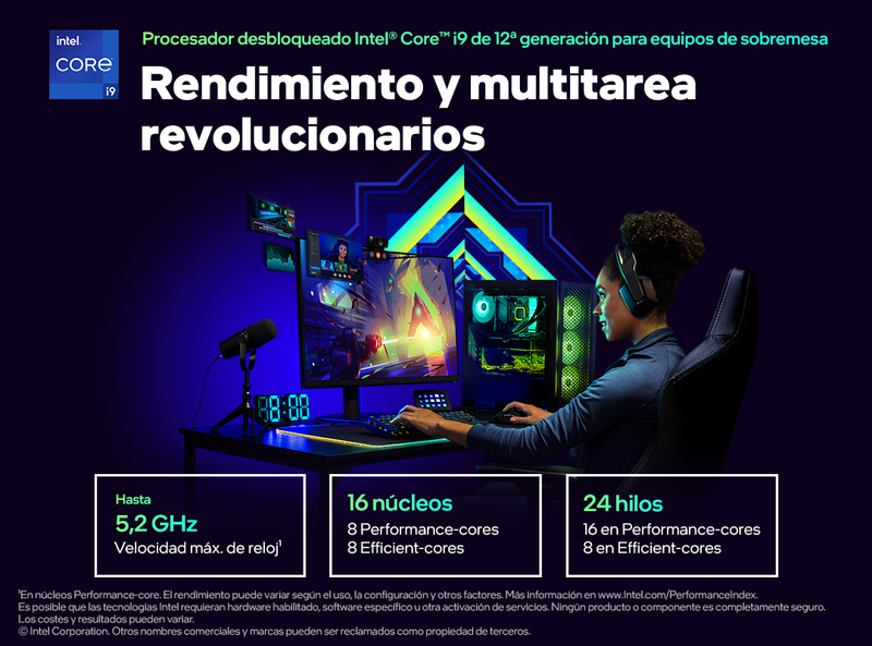 Procesador i9 de 12 generación: Rendimiento y Multitarea revolucionarios
