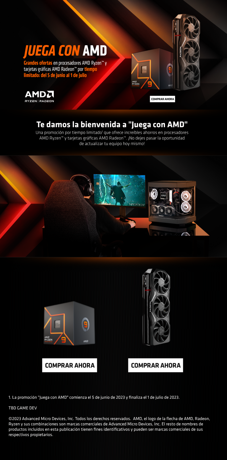 Compra tarjetas gráficas AMD Radeon seleccionadas y consigue Resident Evil™ 4*