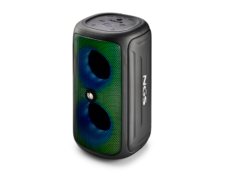 NGS Roller Beast Green Altavoz Inalámbrico 32W Bluetooth RGB IPX5