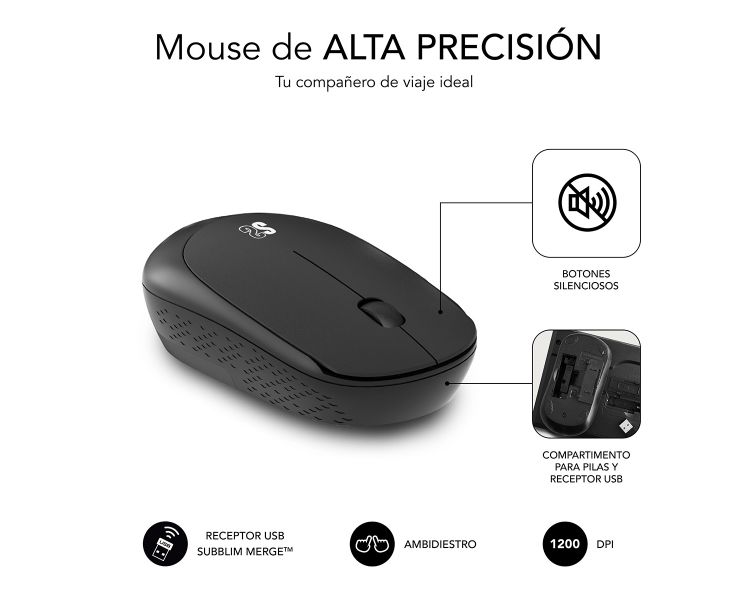 Teclado y raton silencioso best sale