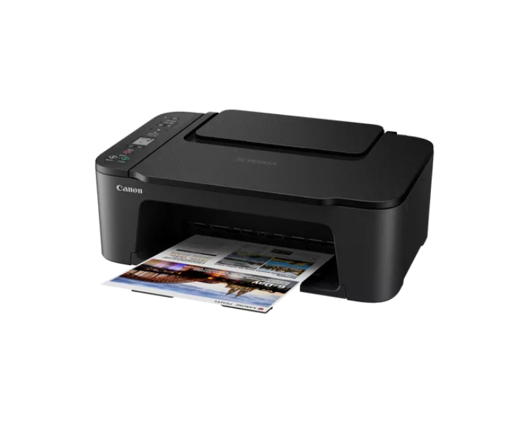 Impresora multifunción  Canon PIXMA TS3550i, Inyección tinta, 2 cartuchos  FINE (negro y color), 7.7 ppm, WiFi, Compatible con PIXMA Print Plan, Negro